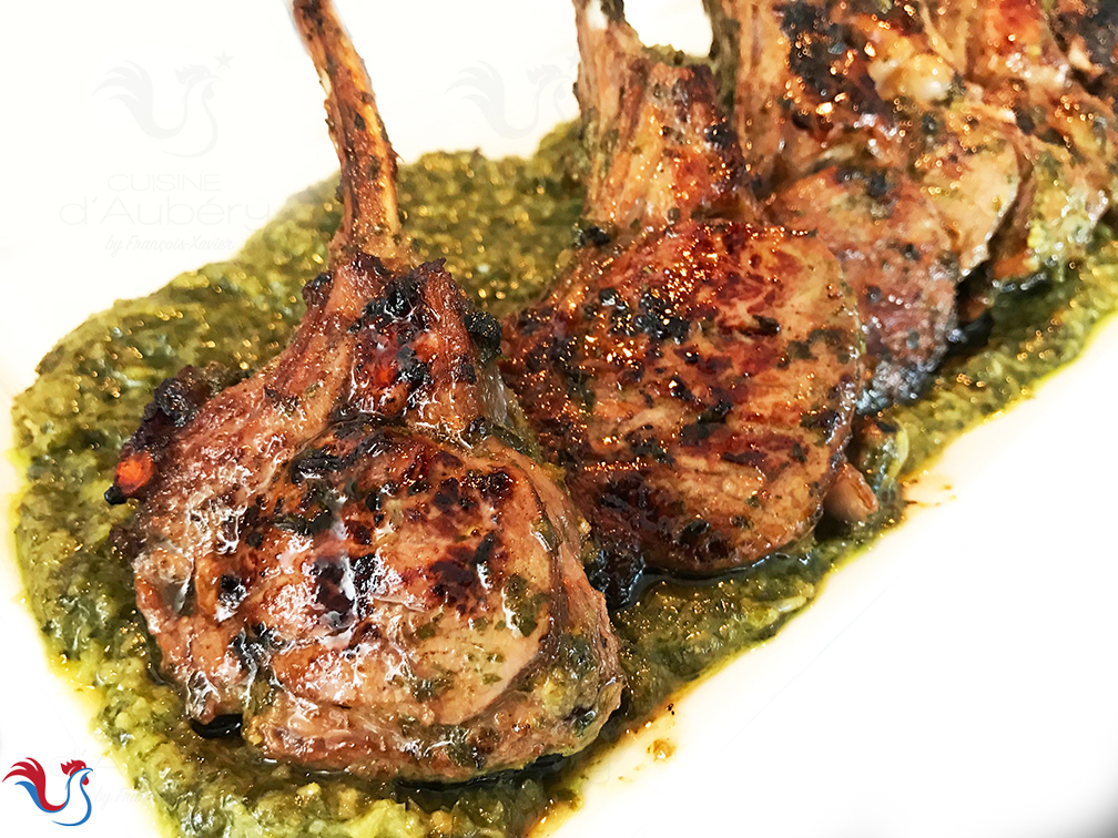 Les Côtelettes d’Agneau à la Coriandre, Herbes et Miel de Yotam Ottolenghi