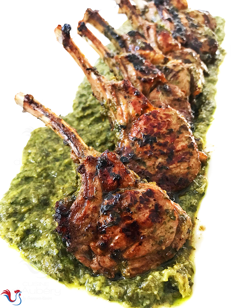 Les Côtelettes d’Agneau à la Coriandre, Herbes et Miel de Yotam Ottolenghi