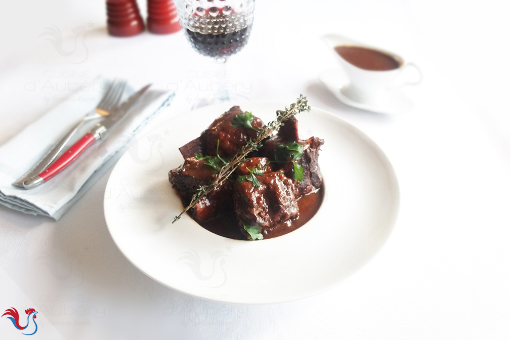 Les Côtes de Boeuf Braisées, sauce réduite