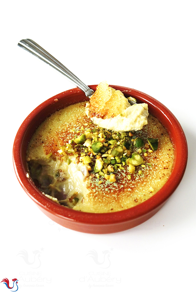 Pierre Hermé’s Pistachio Crème Brûlée