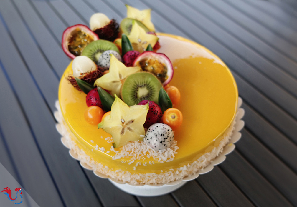 L’Entremets Exotique (Mangue, Passion, Noix de Coco)