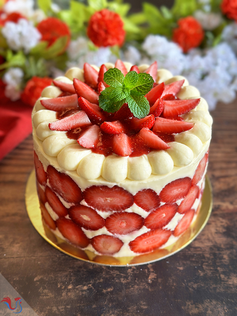 Le Fraisier au Gâteau de Savoie