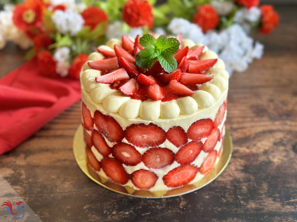 Le Fraisier au Gâteau de Savoie