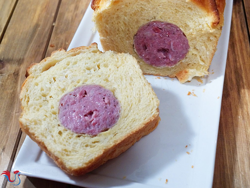 Lyonnaise Sausage in Brioche (“Saucisson Brioché”)