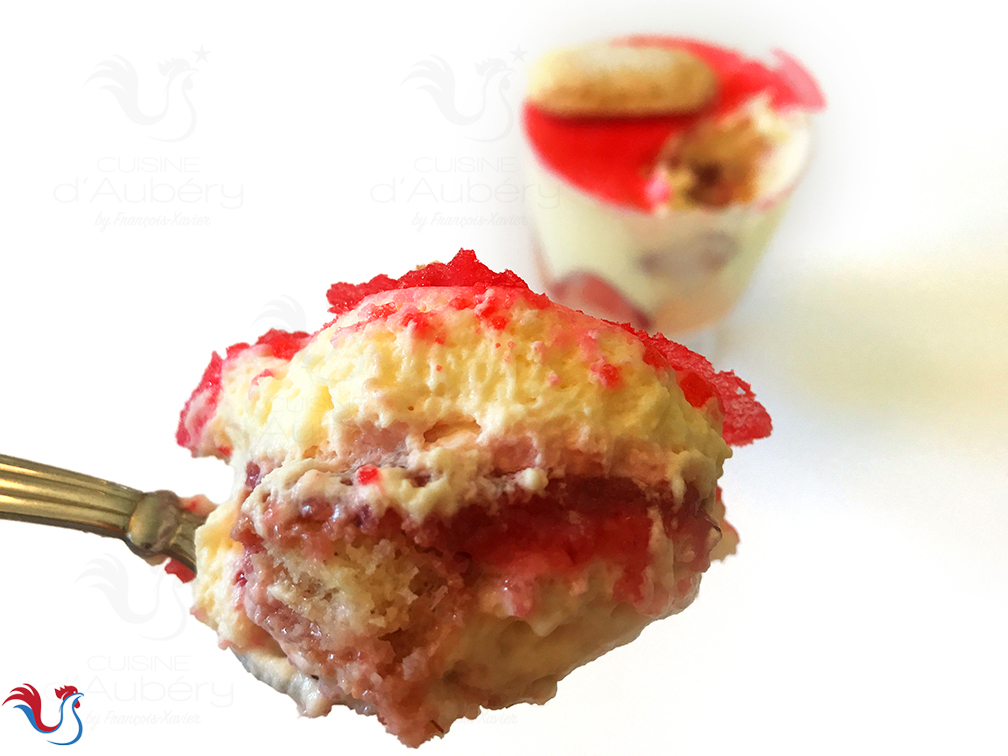 Le Tiramisu aux Fraises de Christophe Felder