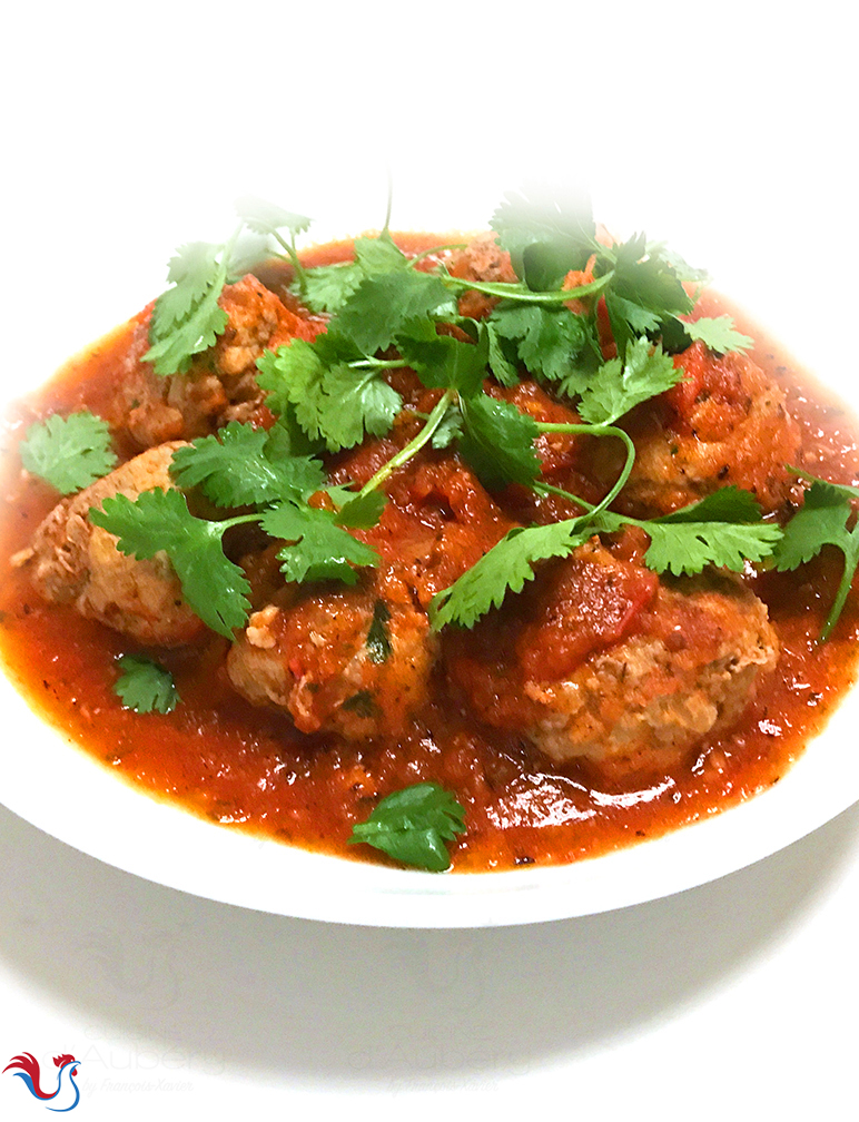 Les Albóndigas Mexicaines, sauce Chipotle de Rick Bayless