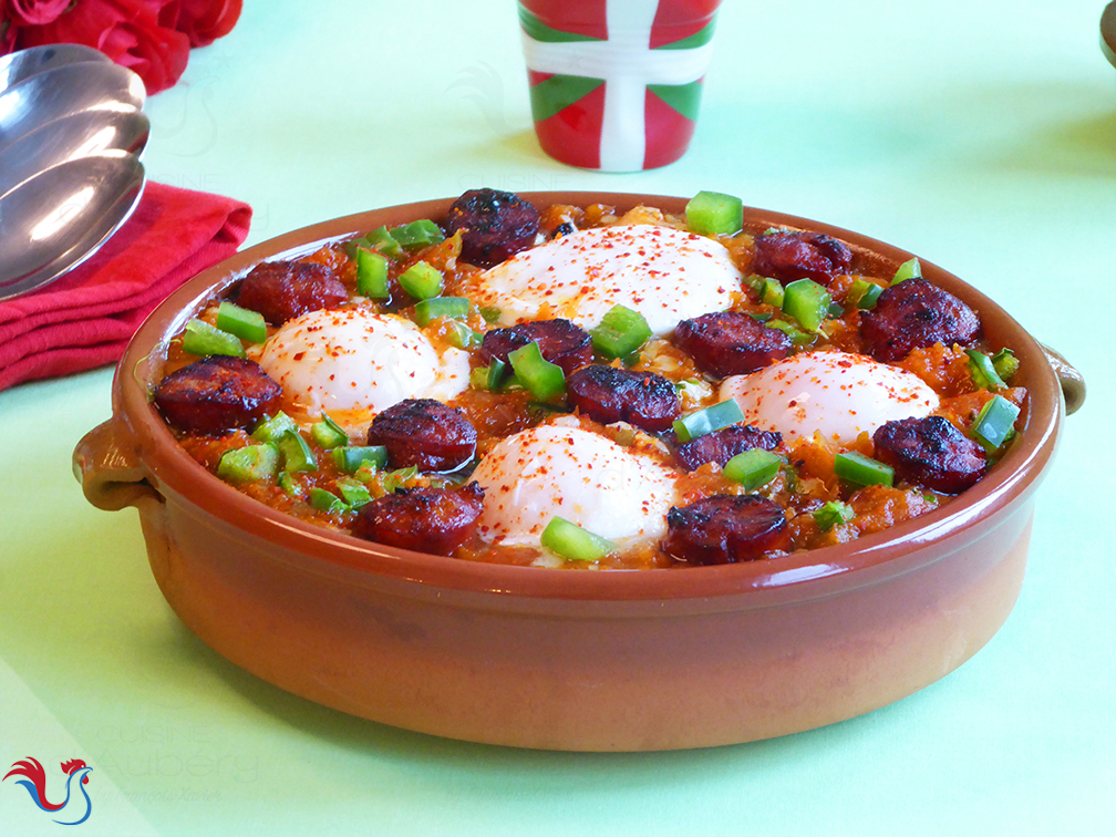 La Piperade de Bilbao (Oeufs, Sauce Basquaise et Chorizo)