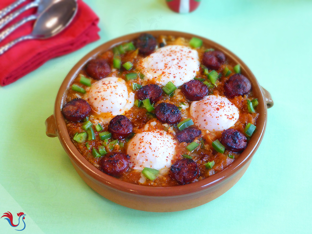 La Piperade de Bilbao (Oeufs, Sauce Basquaise et Chorizo)