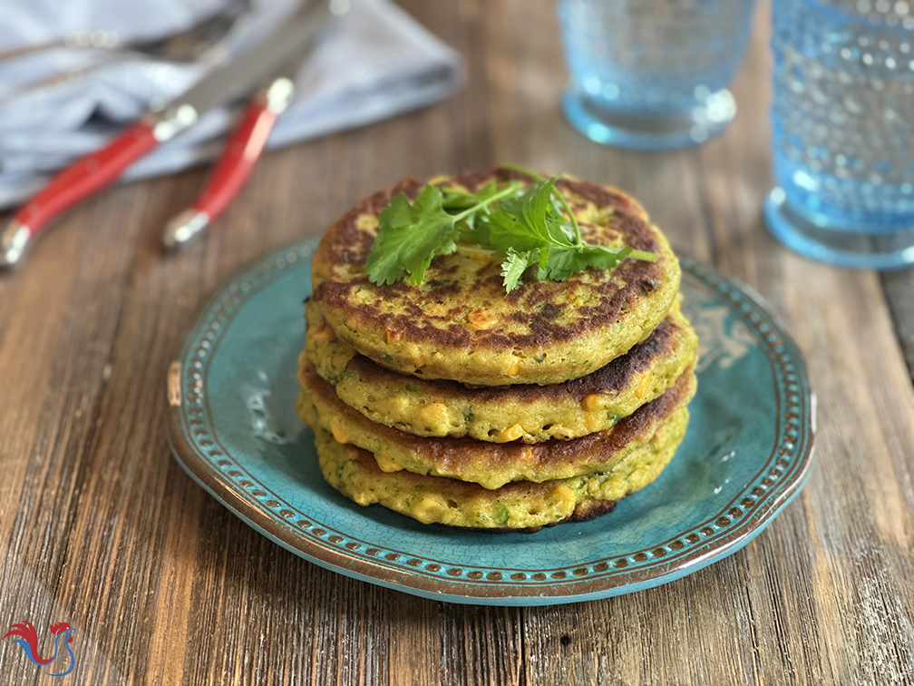 Les galettes de Maïs et Oignons Verts de Yotam Ottolenghi