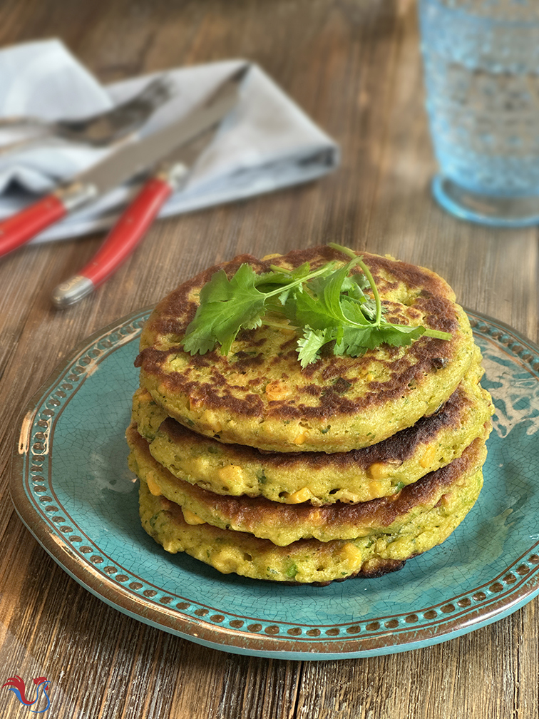 Ottolenghi’s Corn and Green Onion Pancakes