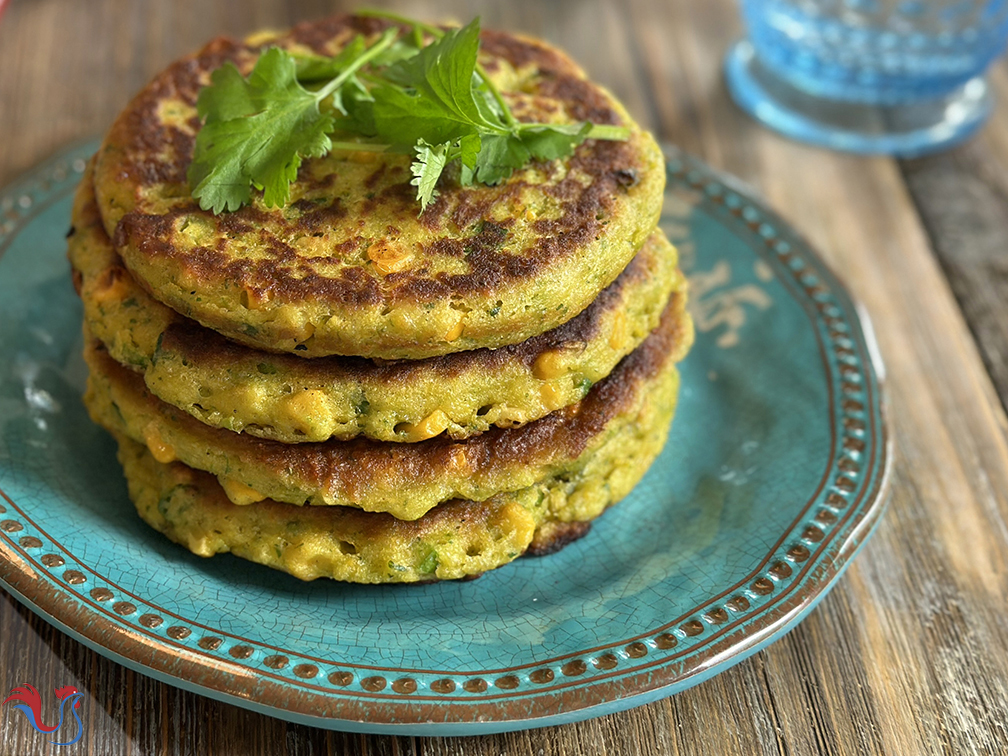 Ottolenghi’s Corn and Green Onion Pancakes