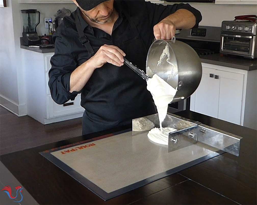 How to perfectly spread a cake dough