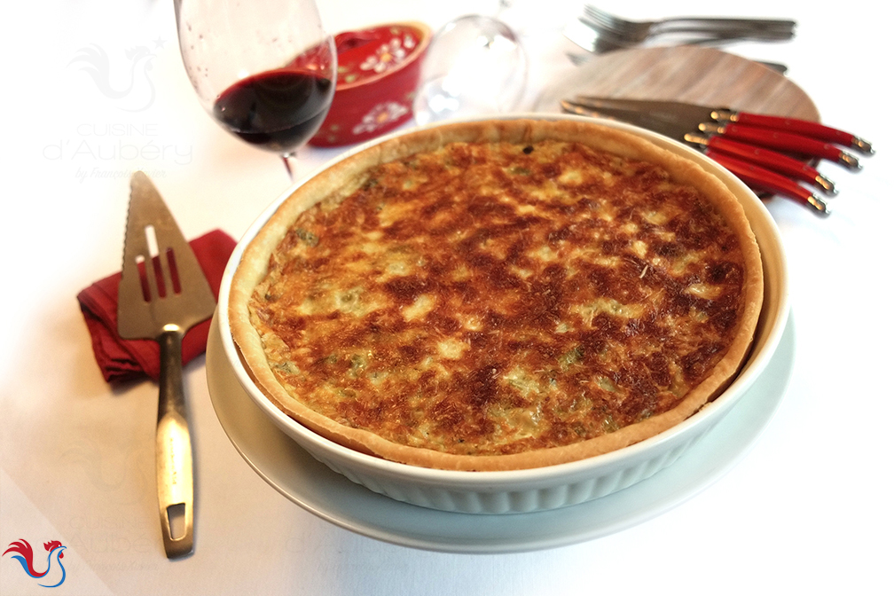 Julia Child’s Leek Quiche  (“flamiche”)