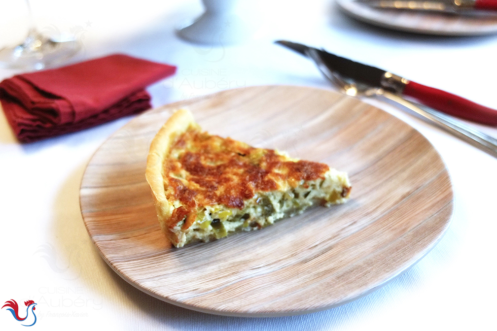 Julia Child’s Leek Quiche  (“flamiche”)