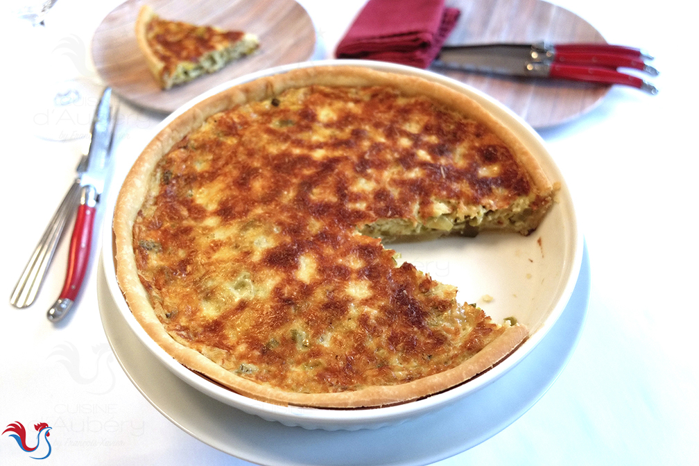 Julia Child’s Leek Quiche  (“flamiche”)