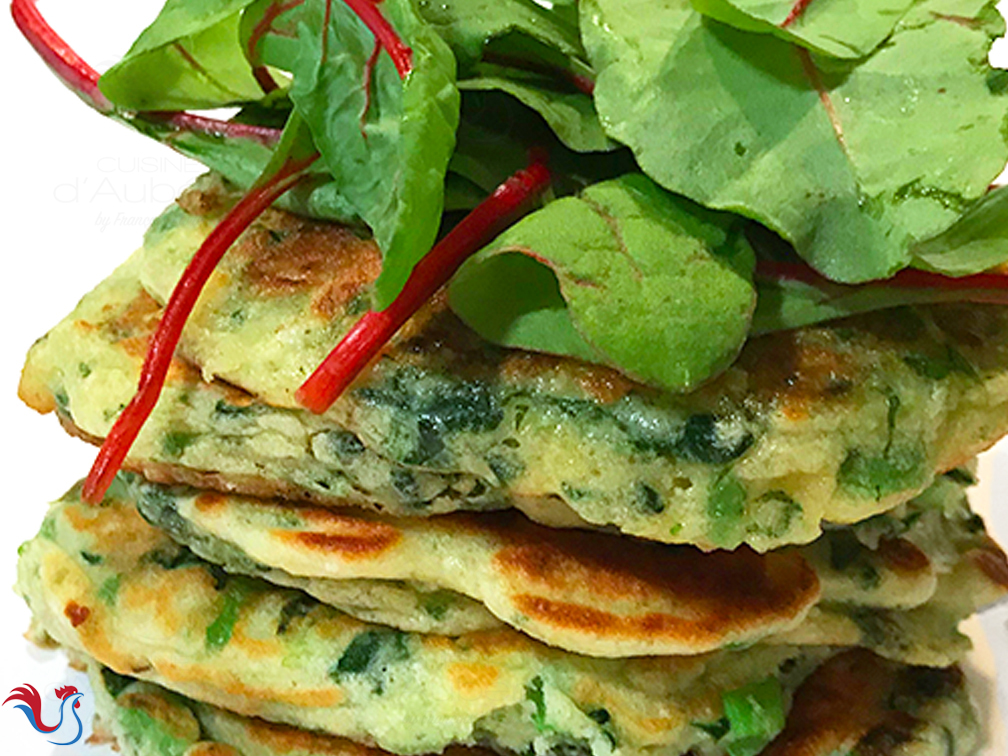 Yotam Ottolenghi’s Savory Green Pancakes with Lime Butter