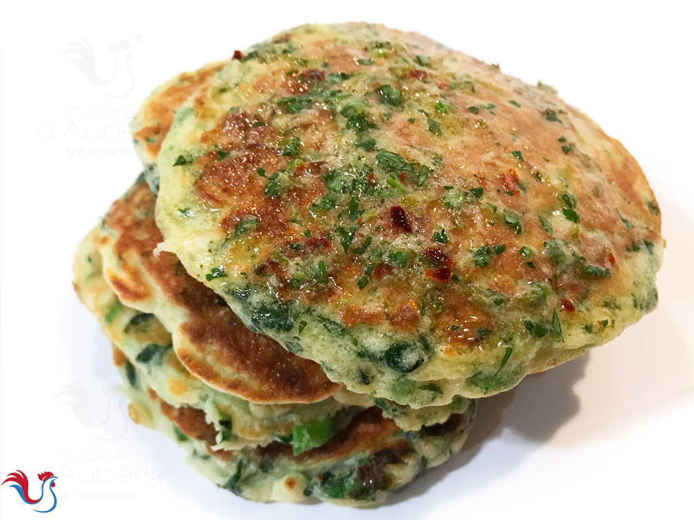 Yotam Ottolenghi’s Savory Green Pancakes with Lime Butter