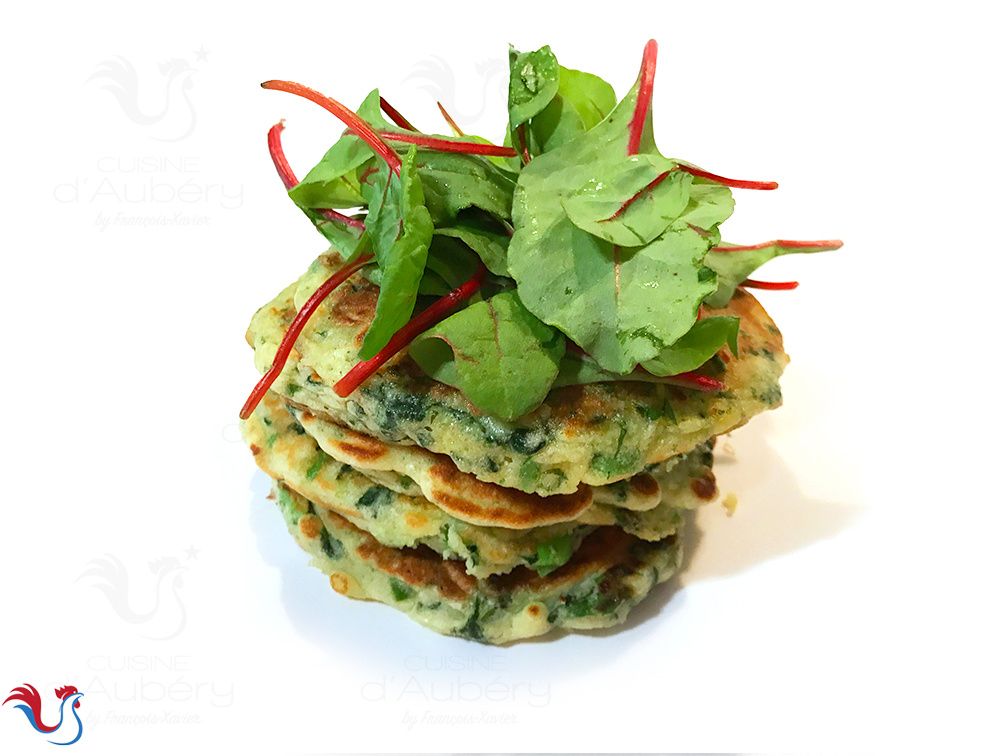 Yotam Ottolenghi’s Savory Green Pancakes with Lime Butter