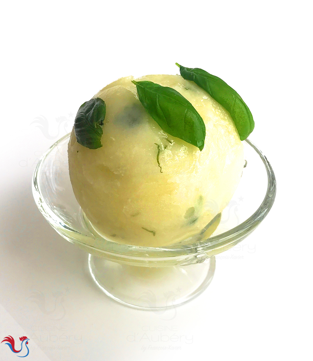 Le Sorbet Citron Vert Basilic de Pierre Hermé