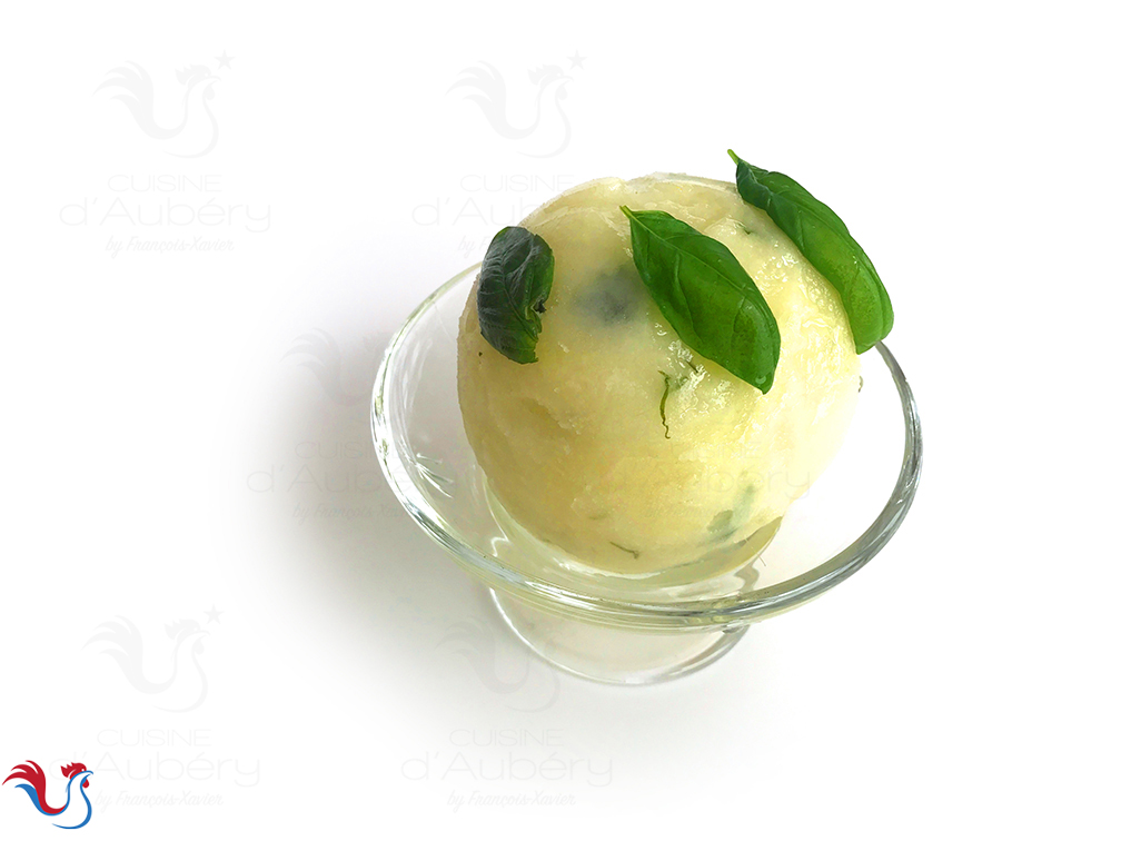 Le Sorbet Citron Vert Basilic de Pierre Hermé