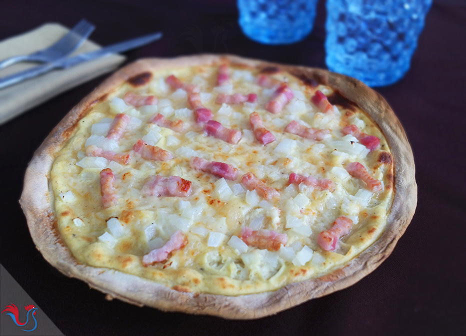 French Bacon Flatbread «Tarte Flambée»