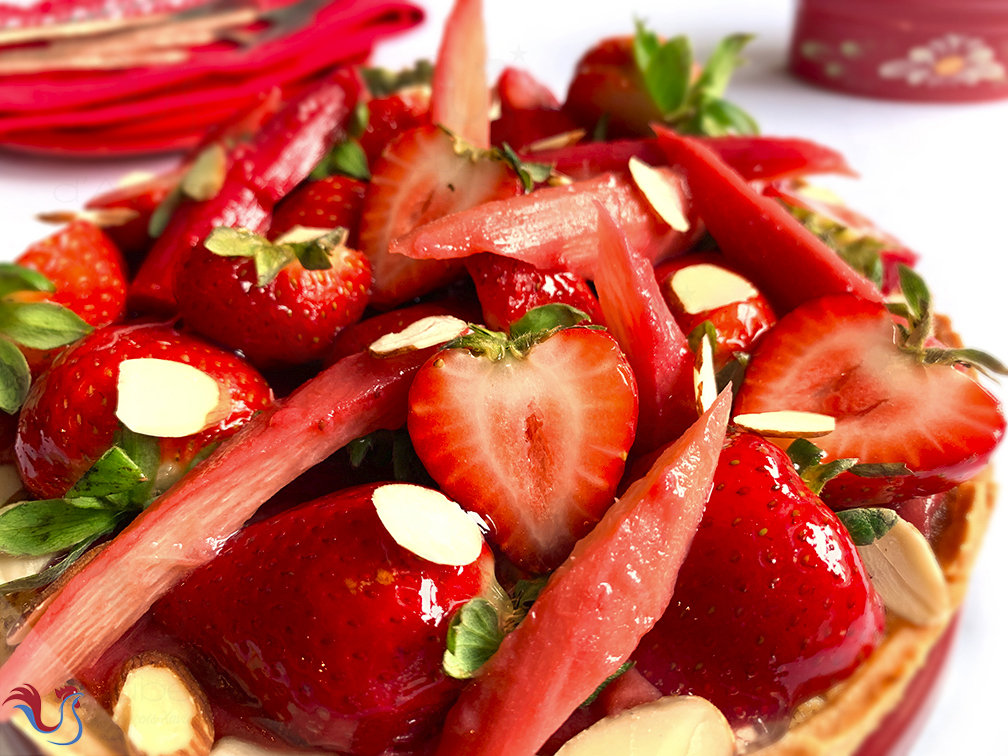 Claire Heitzler’s Rhubarb Strawberry Tart