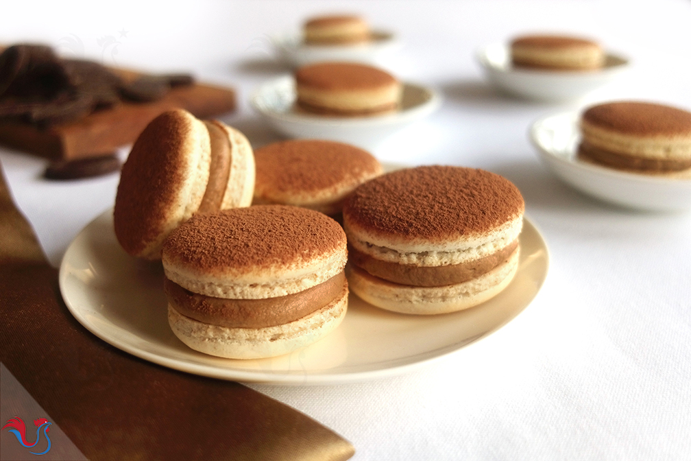 Les Macarons au Tiramisu (comme en Floride à Orlando) (recette de M.O.F)