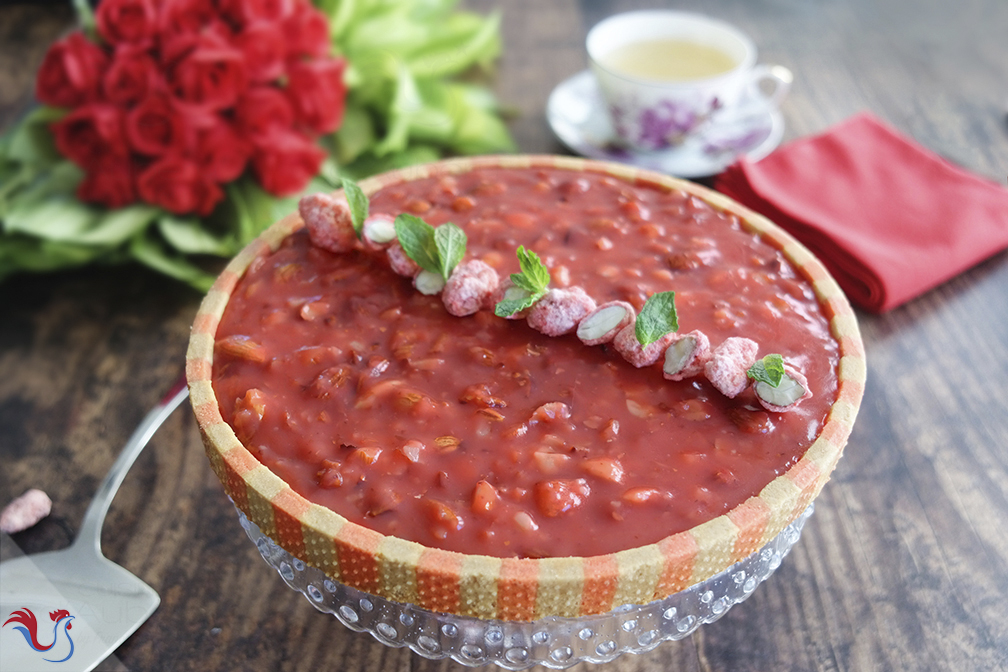 Bocuse’s Pink Praline Tart