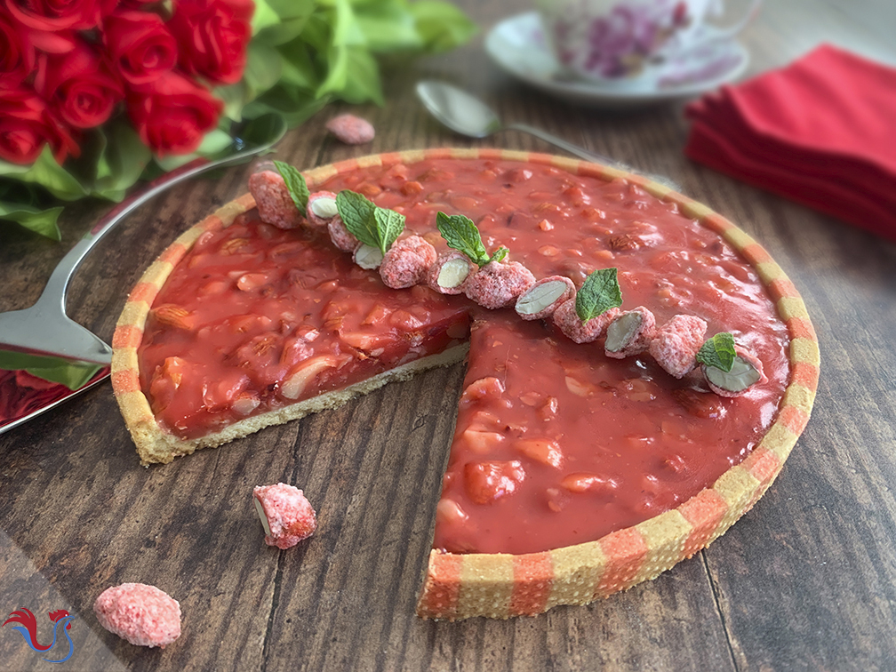 Bocuse’s Pink Praline Tart