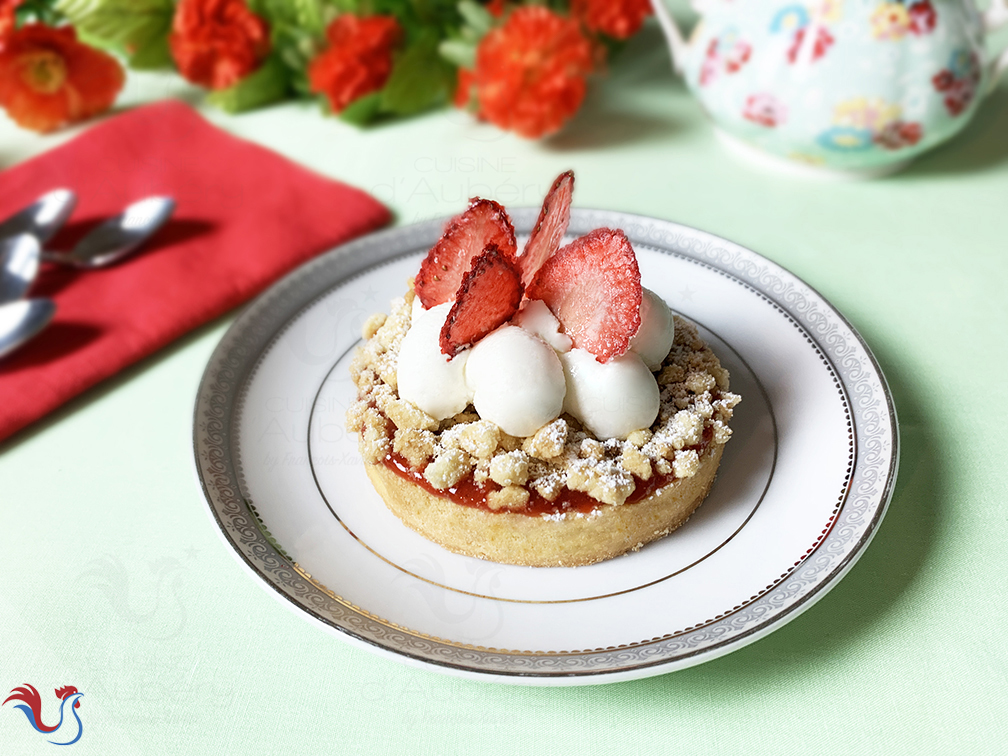 Tartelettes Crumble Fraise Gingembre (Comme à Melbourne)