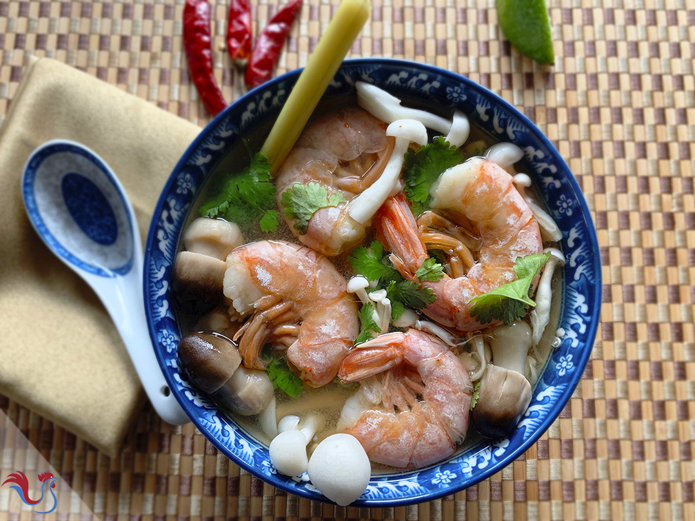 La Soupe Thaï aigre-doux aux Crevettes (Tom Yam Goong)