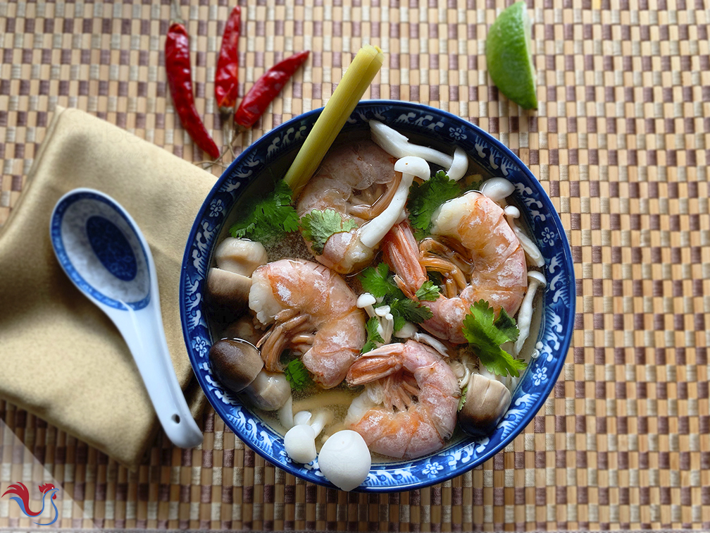 La Soupe Thaï aigre-doux aux Crevettes (Tom Yam Goong)