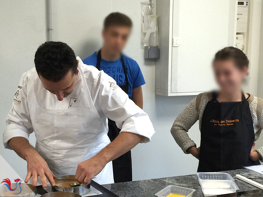 Cours de Cuisine : L’école Thierry Bamas, M.O.F, à Biarritz : Le cheesecake