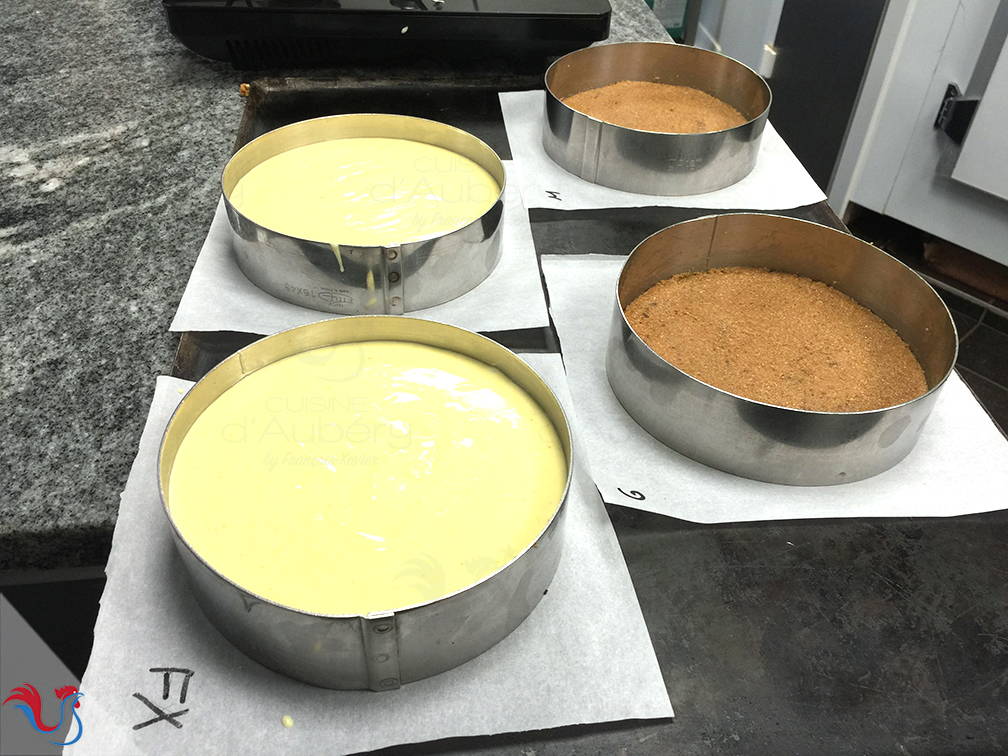 Cours de Cuisine : L’école Thierry Bamas, M.O.F, à Biarritz : Le cheesecake