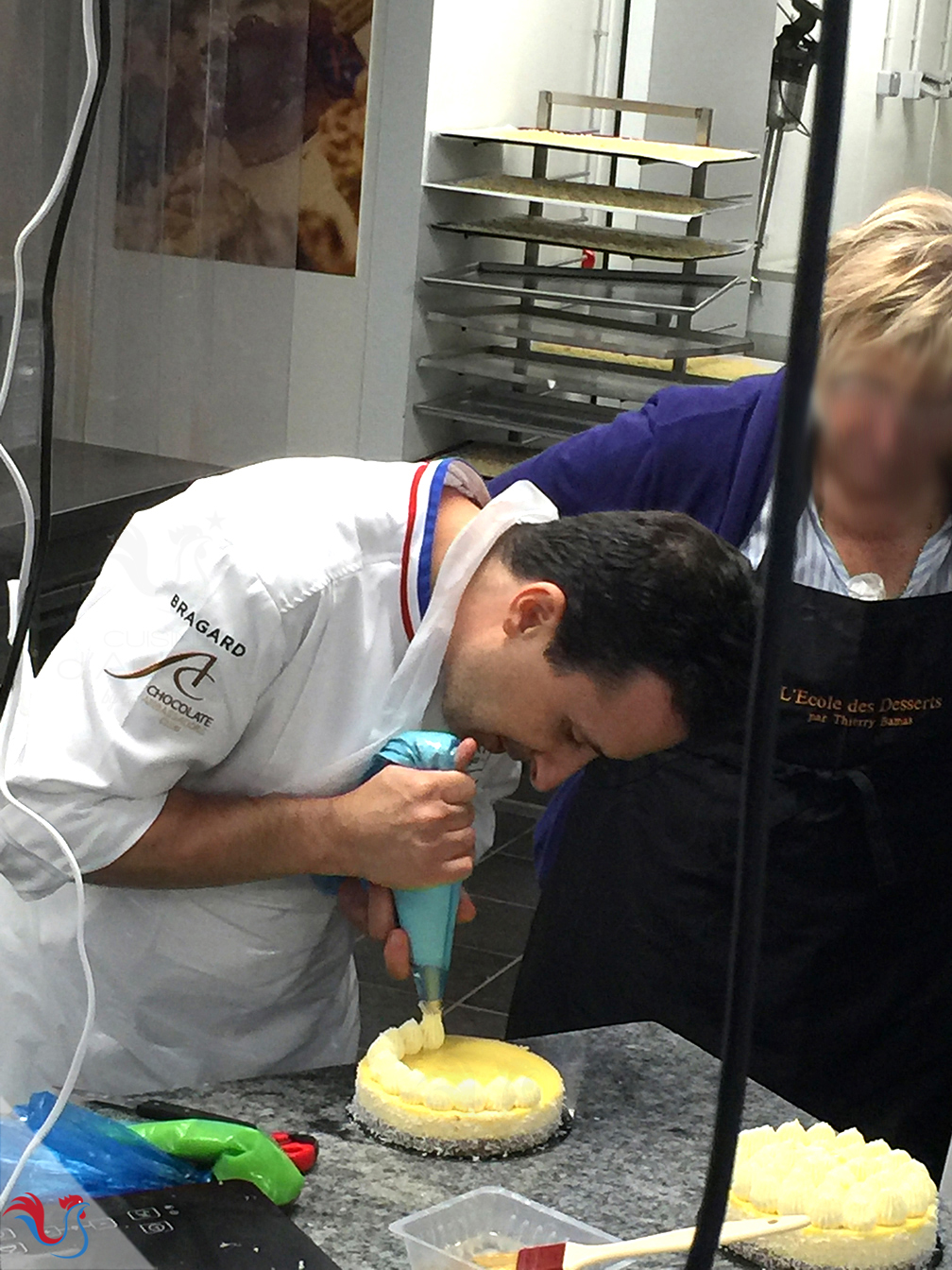 Cours de Cuisine : L’école Thierry Bamas, M.O.F, à Biarritz : Le cheesecake