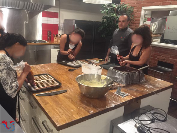 Cours de Cuisine: Christophe Morel, Maitre Chocolatier à la Guilde Culinaire de Montréal (Canada)