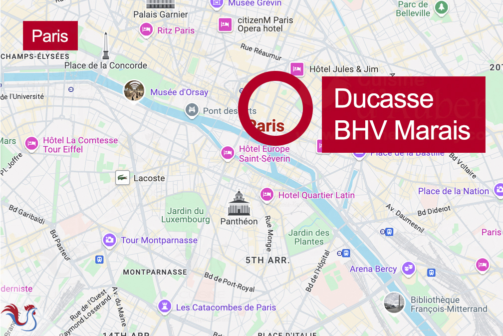 Cours de Cuisine: Ducasse Paris, BHV Marais