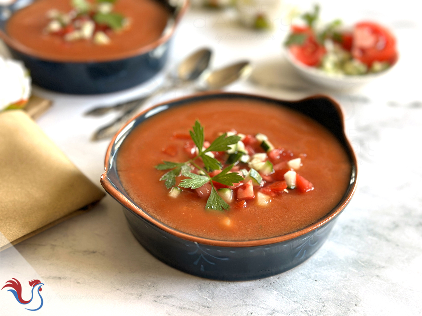 Le Gaspacho Espagnol (potage froid)