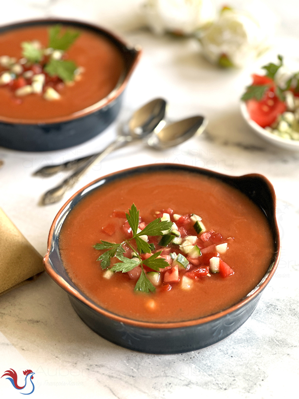 Le Gaspacho Espagnol (potage froid)