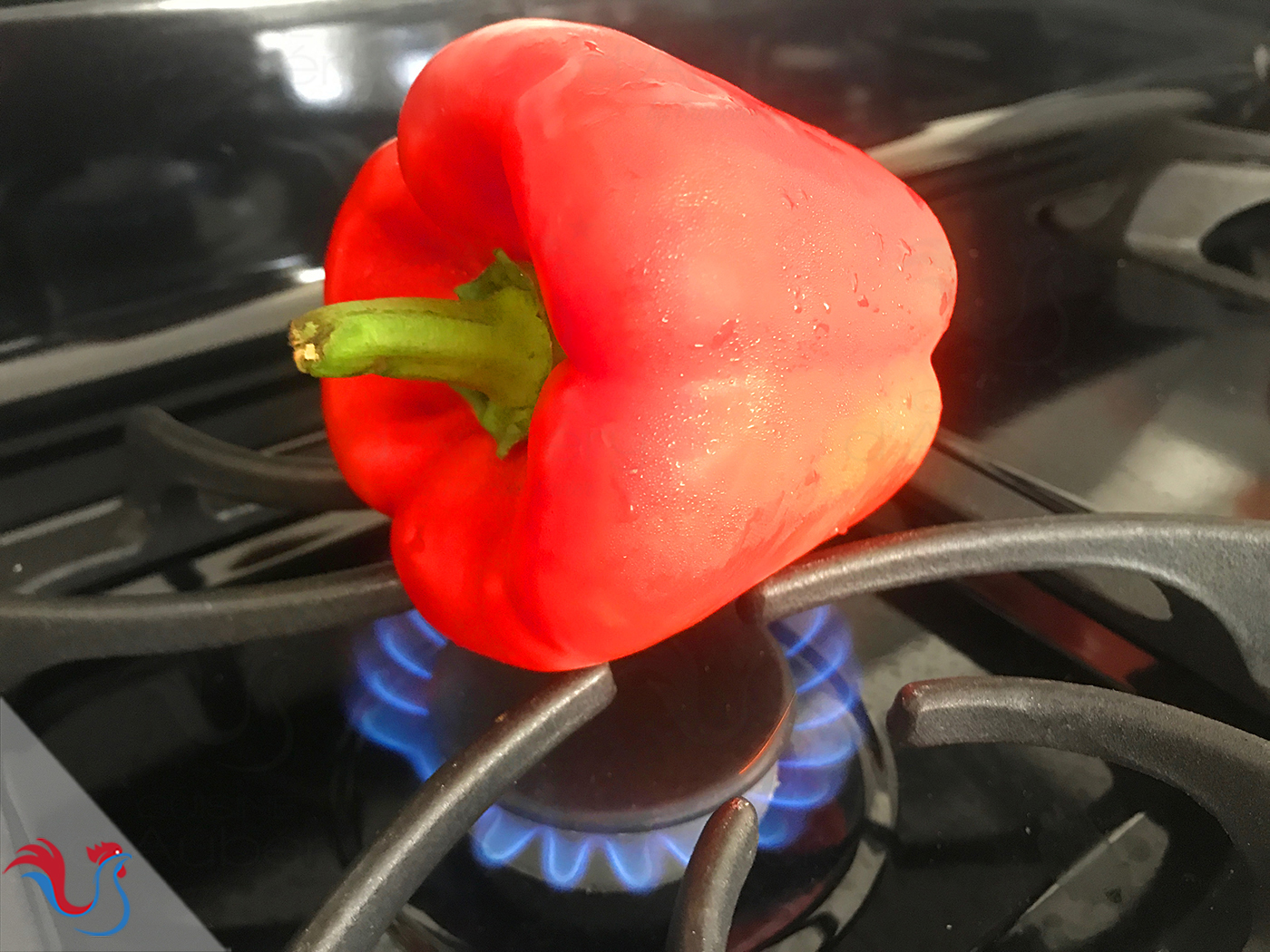 Griller des Poivrons à la Flamme (poivrons rotis)