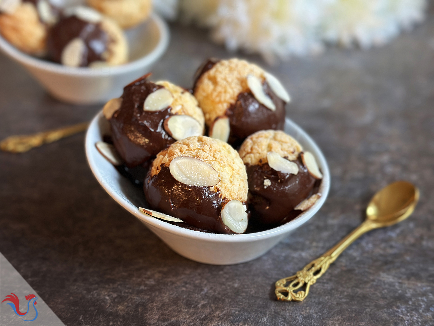 Les Profiteroles Chantilly et Chocolat de Pierre Hermé