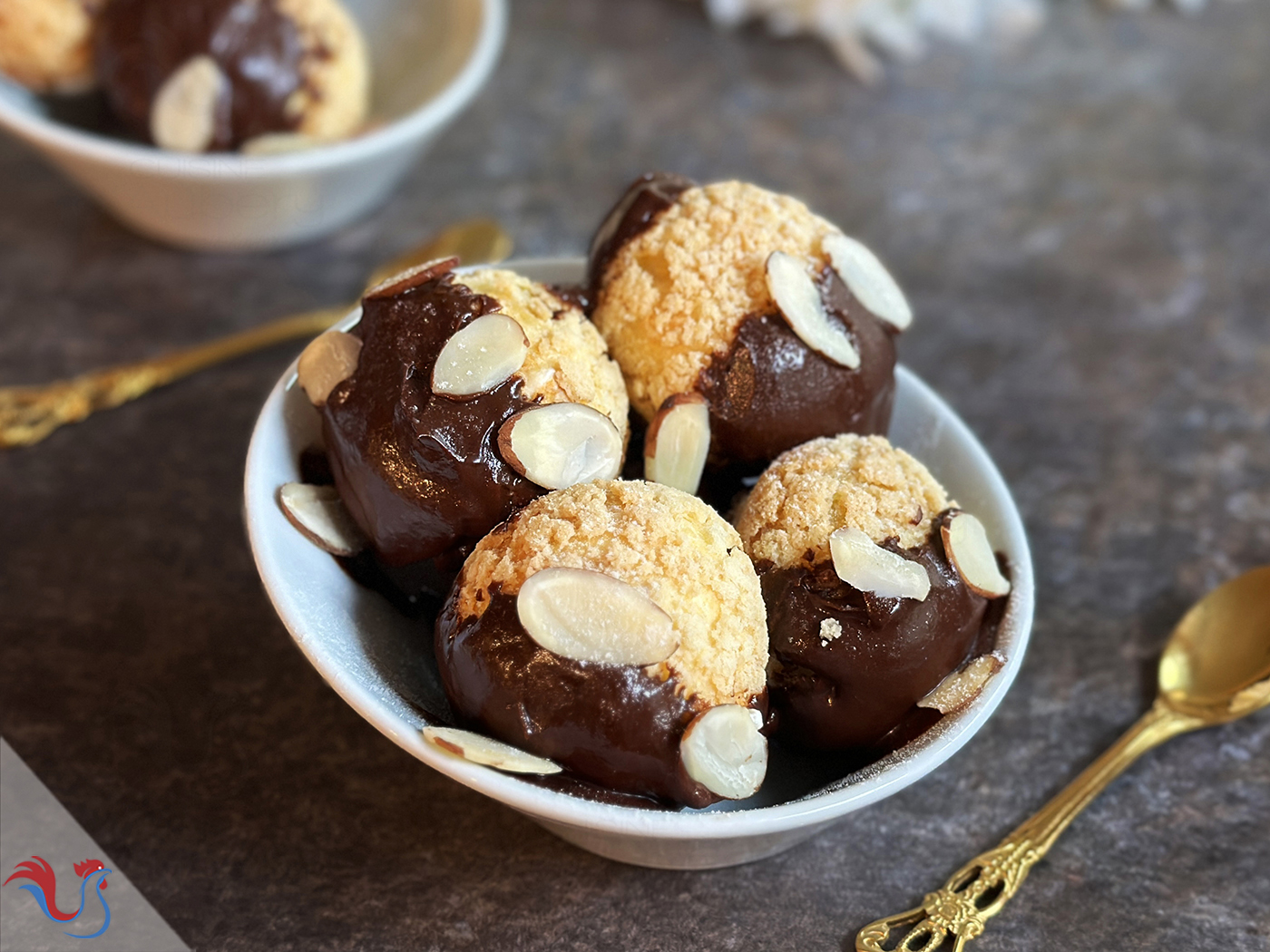 Les Profiteroles Chantilly et Chocolat de Pierre Hermé