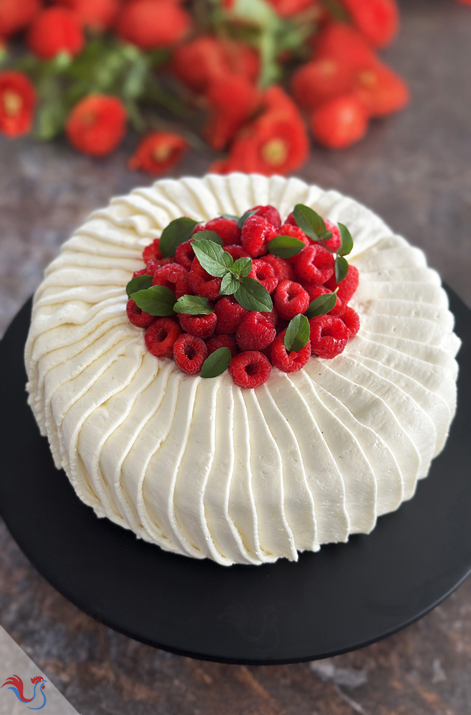 L’entremets Framboise Vanille