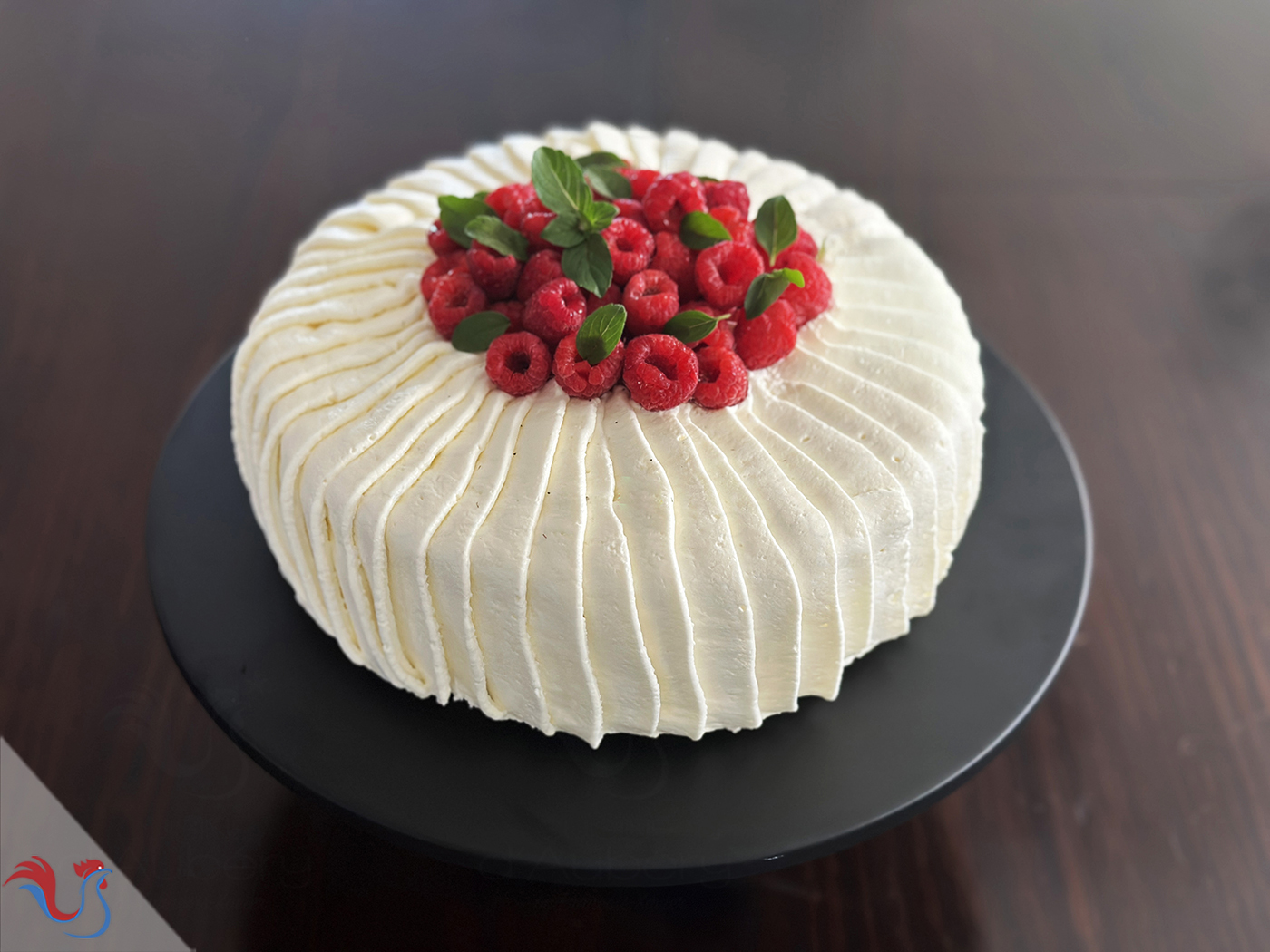 L’entremets Framboise Vanille