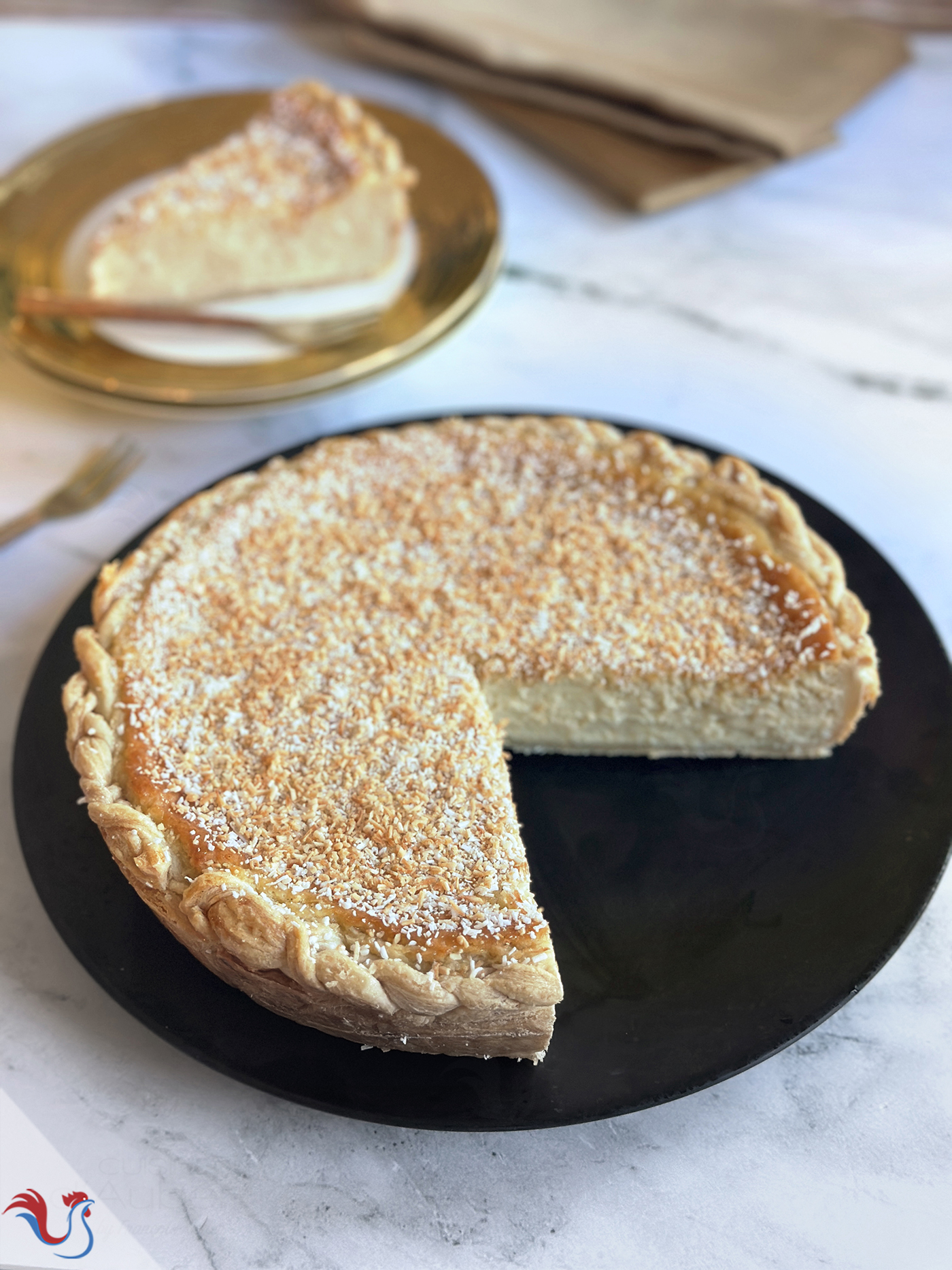 La Tarte au Flan Noix de Coco