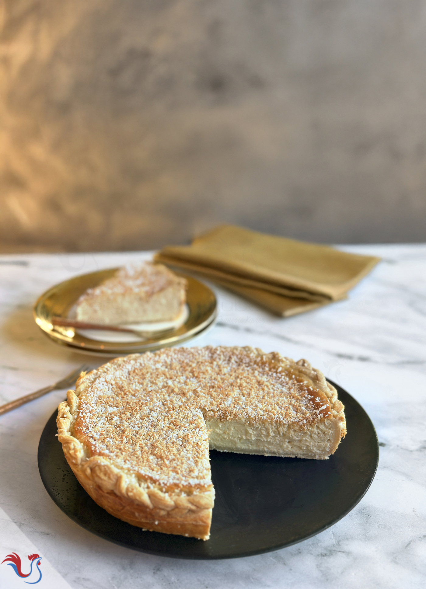 La Tarte au Flan Noix de Coco