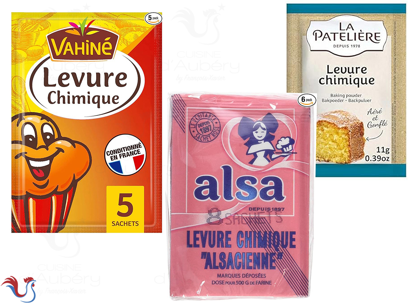 Combien pèse un sachet de levure chimique