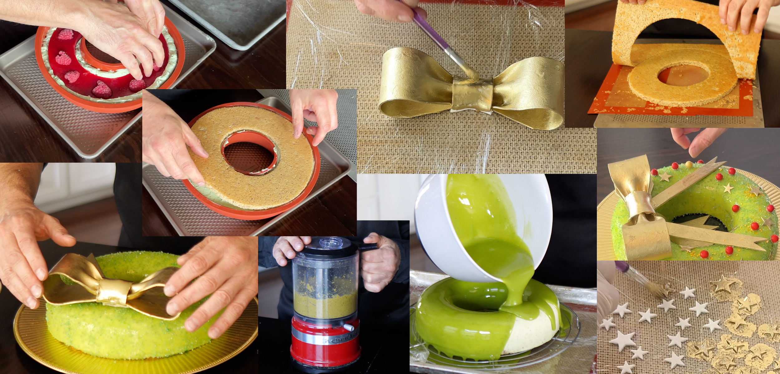 Masterclass: Pistachio Raspberry Wreath